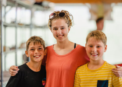 Campers with Counselor